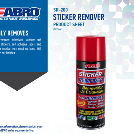 مزيل لاصق وستكر قوي من ابرو ABRO