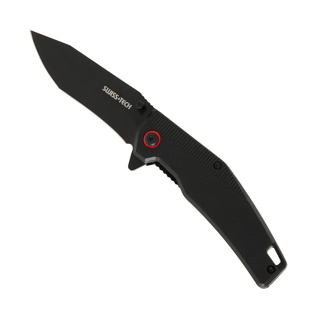 SOGST014002 Swisstech 3.5 Inch Black Steel Knife