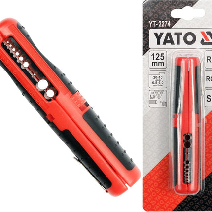 عراية وقطاعة أسلاك جيب 125 ملم - ياتو