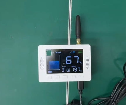 Tank Level Monitor | WiFi Home Display & Wireless Stainless Sensor | External Antennas | EPTech.WiFi.RF.Plus