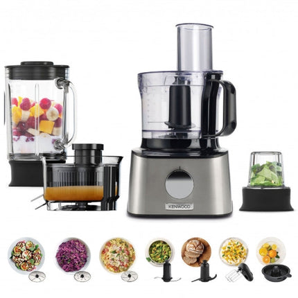 Kenwood MultiPro Compact Food Processor 800W Silver — FDM307SS