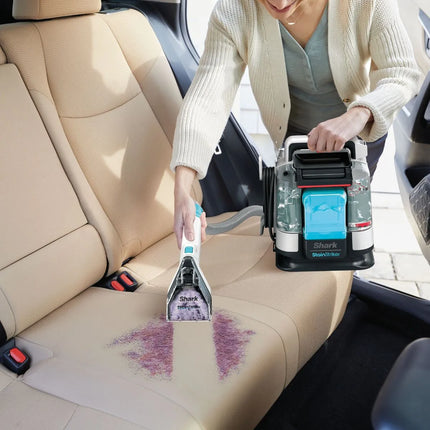 جهاز إزالة البقع شارك StainStriker PX200MET | منظف محمول للسجاد والمفروشات بتركيبة مزدوجة