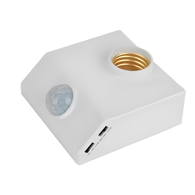 حامل المصباح مع مستشعر حركة