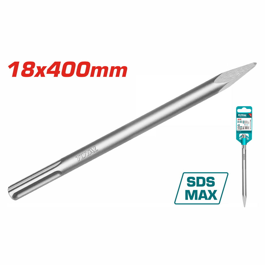 إزميل همر مسطح SDS Plus 14×250×40 ملم متين | Total إزميل همر مسطح SDS Plus 14×250×40 ملم متين | Total