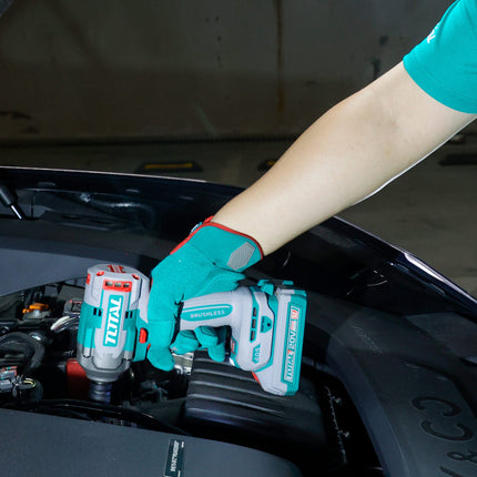 Total 20V 2-Piece Charging Kit - Brushless Drill & Impact Wrench with 2 Batteries (TCKLI20286)