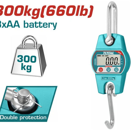 ميزان تعليق ديجيتال بسعة 300 كجم Total THESA63001