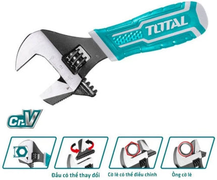 مفتاح موليت متعدد 10 إنش Total THT10210G