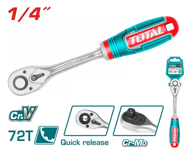 Ratchet Wrench 1/4" Total THT106146