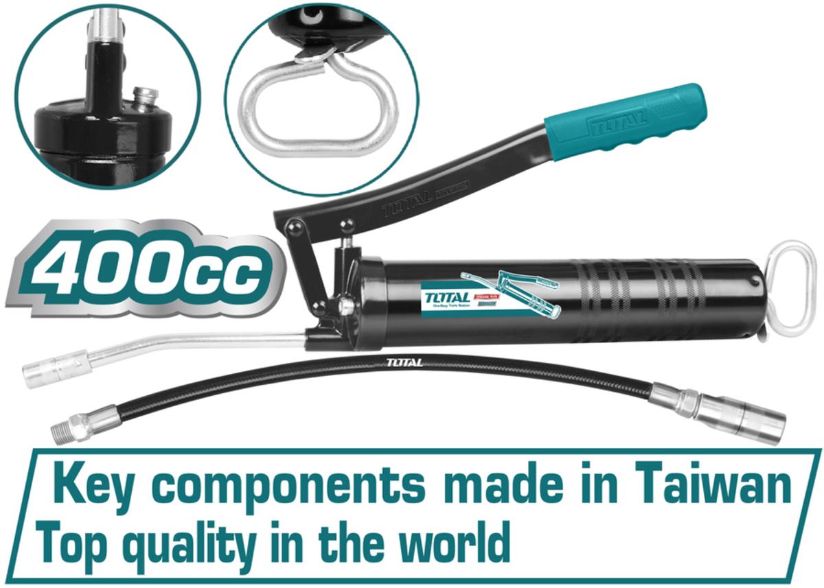 مسدس شحم 400cc – تزييت دقيق وسهل للمعدات والآلات | Total مسدس شحم 400cc – تزييت دقيق وسهل للمعدات والآلات | Total