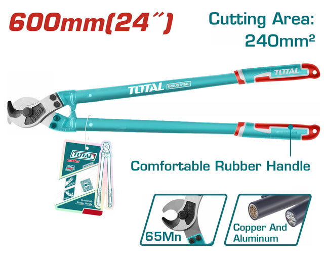 TOTAL 600mm Cable Cutter – THT115242 Heavy-Duty | Total TOTAL 600mm Cable Cutter – THT115242 Heavy-Duty | Total