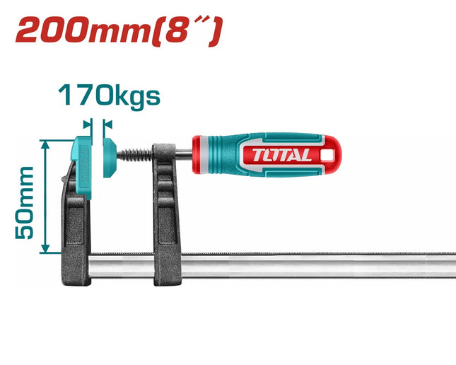 Carpenter's Clamp 50x200mm Total THT1320502