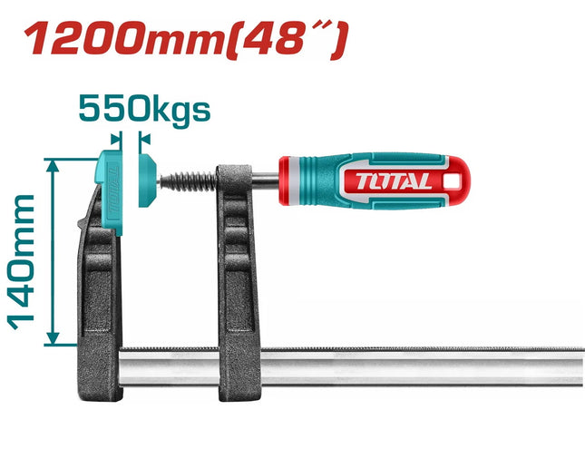 Carpenter's Clamp 140x1200 mm Total THT1321402