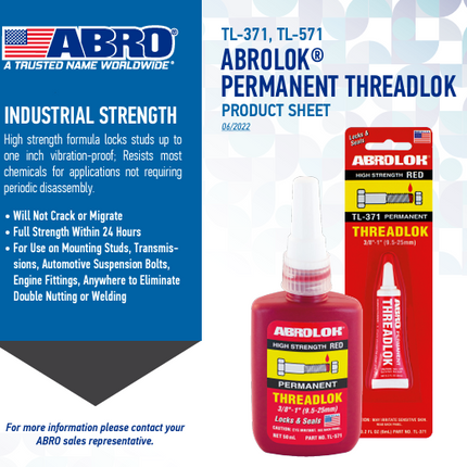 ( لاكتل ) مثبت البراغي 6 مل من ابرو ABRO