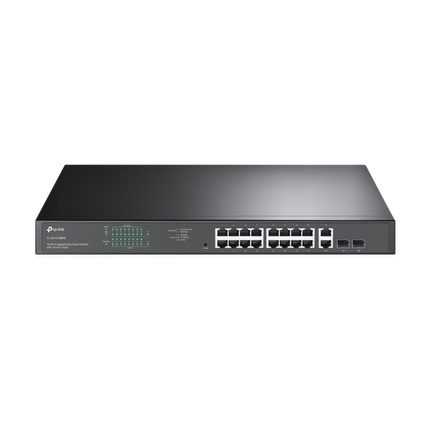مفتاح تي بي لينك الذكي السهل ذو 18 منفذ جيجابت / TL-SG1218MPE