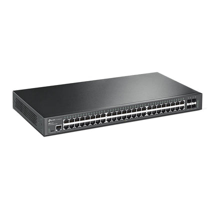 مفتاح TP-Link JetStream المُدار ذو 48 منفذ Gigabit L2+ مع 4 فتحات SFP+ 10GE / TL-SG3452X