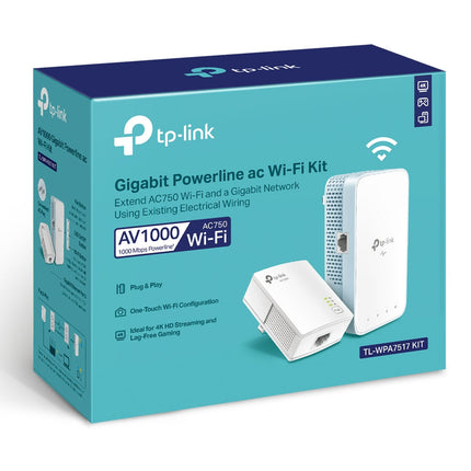 موسع نطاق شبكة باستخدام خطوط الكهرباء / TL-WPA7517 KIT