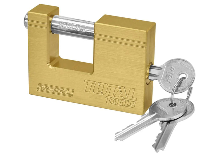 Total square brass padlocks
