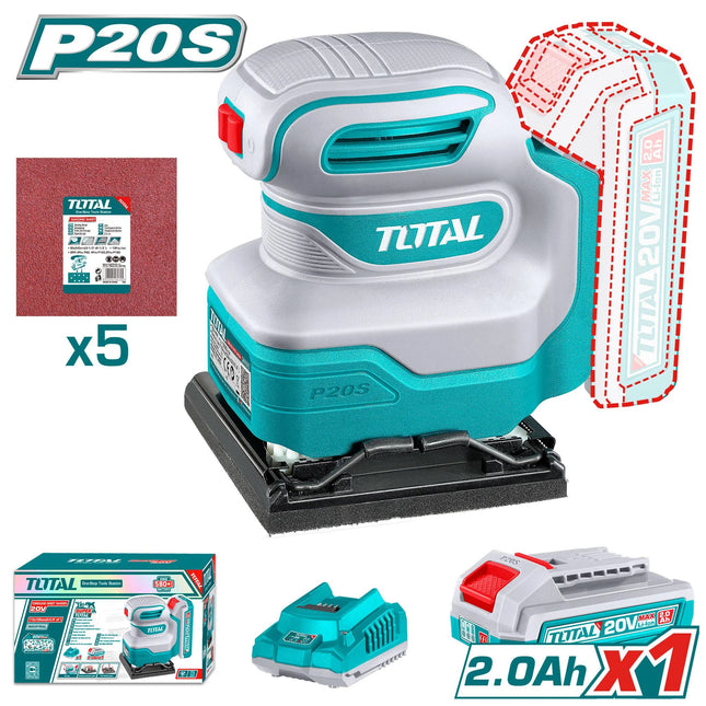 Total TSHSLI20141 20V Trimmer