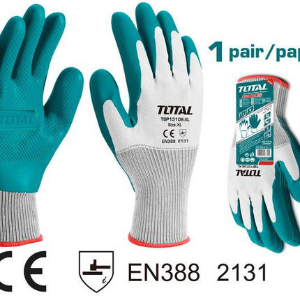 قفازات توتال XL لاتكس TSP13106 – قبضة وحماية مثالية