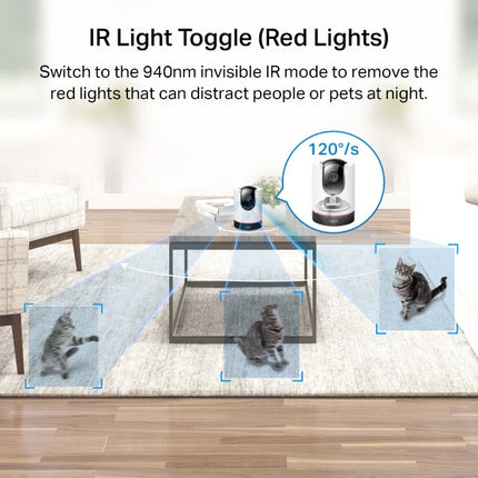 كاميرا داخلية 3 ميجا بكسل متحركة | Tapo.C225