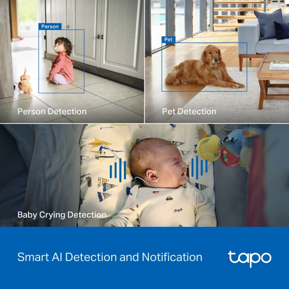 كاميرا بدقة 8 ميجا بكسل وايفاي متحركة داخلي | Tapo.C260 | Tapo كاميرا بدقة 8 ميجا بكسل وايفاي متحركة داخلي | Tapo.C260 | Tapo