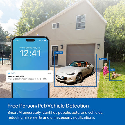 كـاميـرا تابــو الذكية للأمان التي تعمل بالطاقة الشمسية بدقة 8.ميجا بكسل | Tapo.C460.Kit