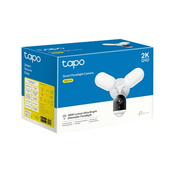 كاميرا على شكل كشاف ضوئي ذكية خارجية بدقة 4 ميجا بكسل من Tapo C720 | Tapo