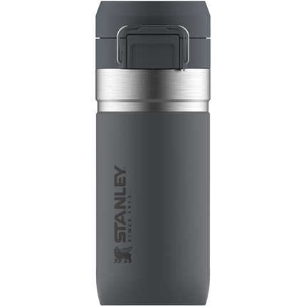 The Quick-Flip Water Bottle .47L / 16oz - Charcoal