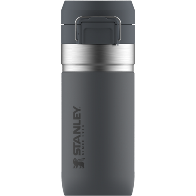 The Quick-Flip Water Bottle .47L / 16oz - Charcoal