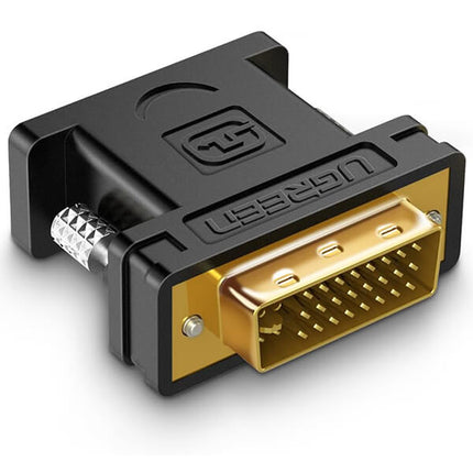 UGREEN DVI-I (24+5) Male to VGA Female Converter (Black) | 20122