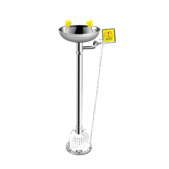 Stainless steel eyewash machine