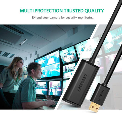 كيبل تحويل من يوجرين |UGREEN USB Extension Cable Active with Chipset  US121