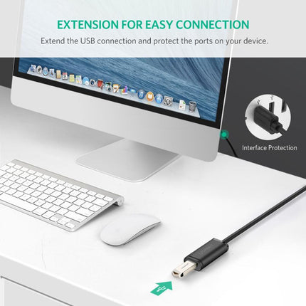 كيبل تحويل من يوجرين |UGREEN USB Extension Cable Active with Chipset  US121