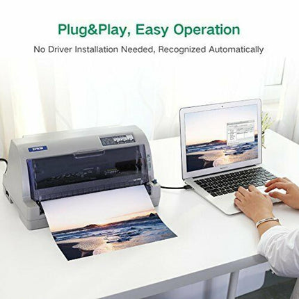 كابل طابعة UGREEN USB a إلى B 2.0 سلك ذكر نشط / US122