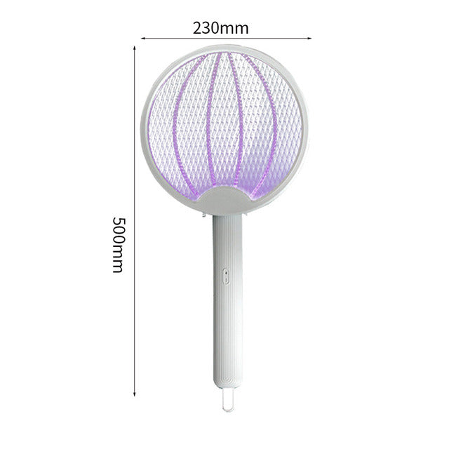 مضرب قاتل الحشرات الكهربائي 4 في 1 قابل للطي