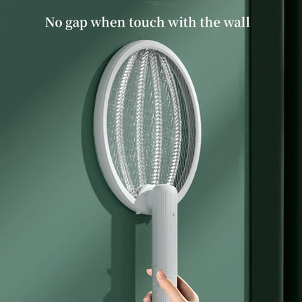 مضرب قاتل الحشرات الكهربائي 4 في 1 قابل للطي