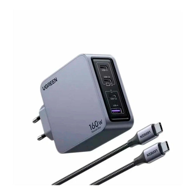 شاحن حائط يوجرين بقوة 160 واط 4 منافذ / 25877