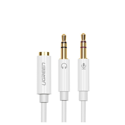 كابل موزع صوت من يوجرين 3.5 مم أنثى إلى 2 3.5 مم ذكر ABS Case /AV140