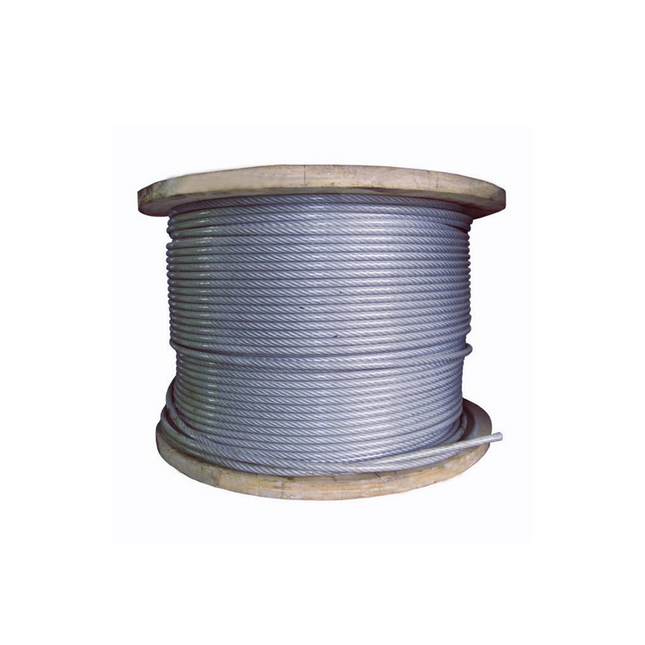 حبل فولاذ ملبس PVC 500M 5-6MM