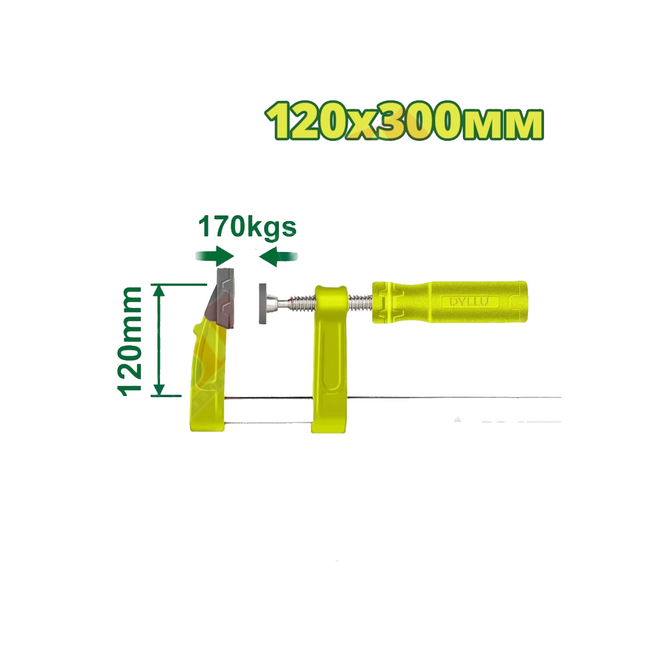 120*300 mm مربط نجارين ديلو