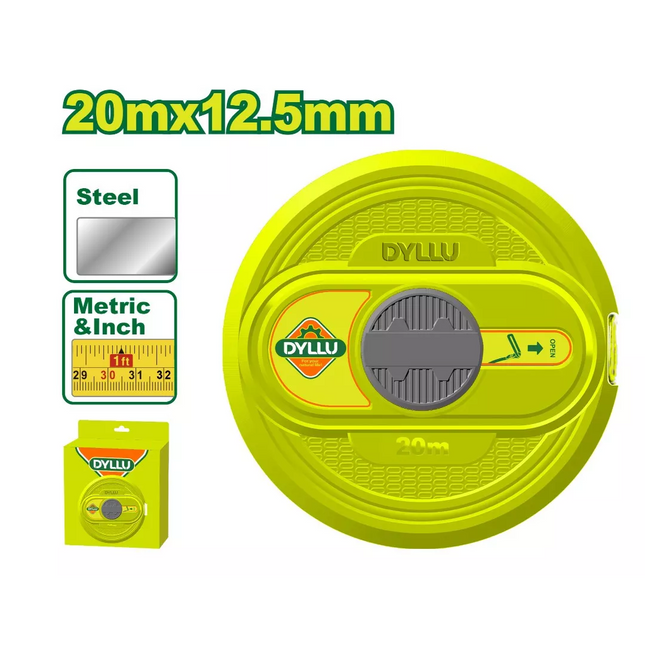 متر قياس كركر ديلو 20متر 12.5مم