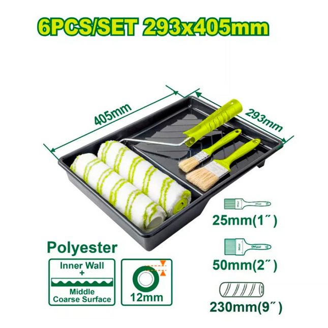 طقم رول دهان 6 قطع ديلو