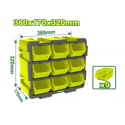 صندوق تخزين 380*170*320مم ديلو