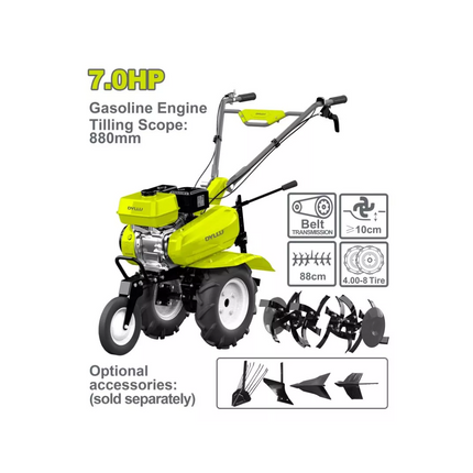 محراث زراعي 7 حصان بنزين ديلو