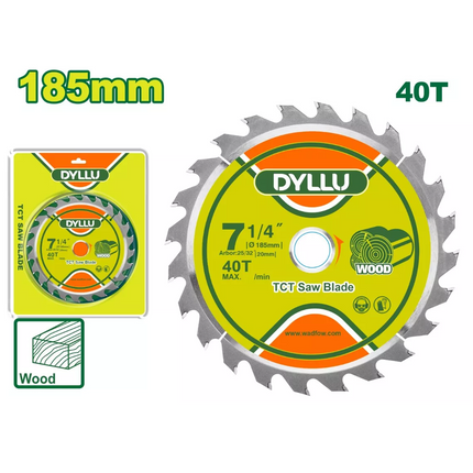 دسك قص خشب 185 مم ديلو