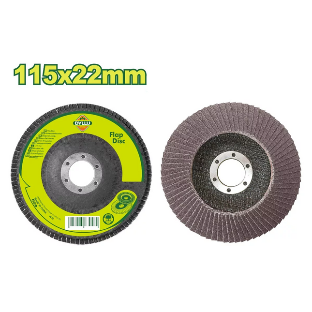 قرص فيبر 115*22مم p80 ديلو