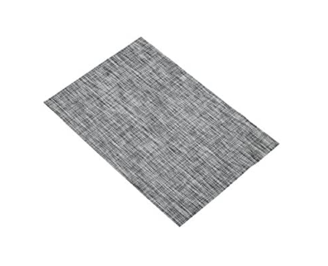 KITCHEN CRAFT WOVEN VINYL PLACEMAT, 30 X 45 CM (12 X 17.5) - GREY MIX BY KITCHENCRAFT