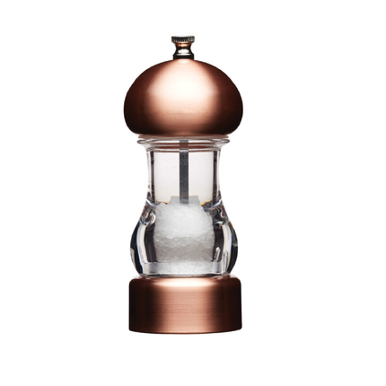 KITCHEN CRAFT MCSNPCOPSALT 14.5CM COPPER EFFECT FILLED CAPSTAN SALT MILL