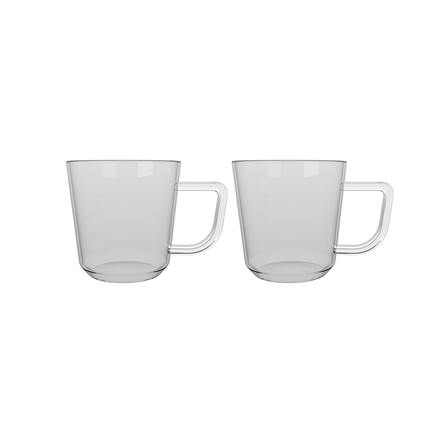 LA CAFETIERE BRYGGA SET OF 2 300ML SINGLE WALLED GLASSES