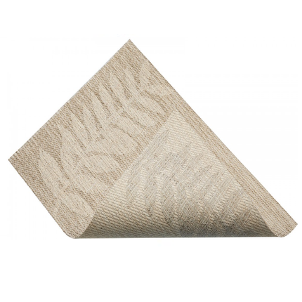 KITCHEN CRAFT WOVEN PLACEMAT, BEIGE LEAF, 30X45CM